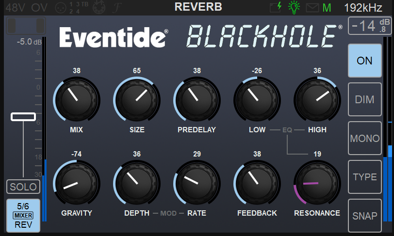 Anubis Plugin - Eventide Blackhole Reverb